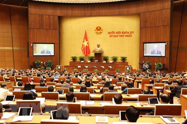 Tổng Bí thư Nguyễn Phú Trọng phát biểu. (Ảnh: Trí Dũng/TTXVN)