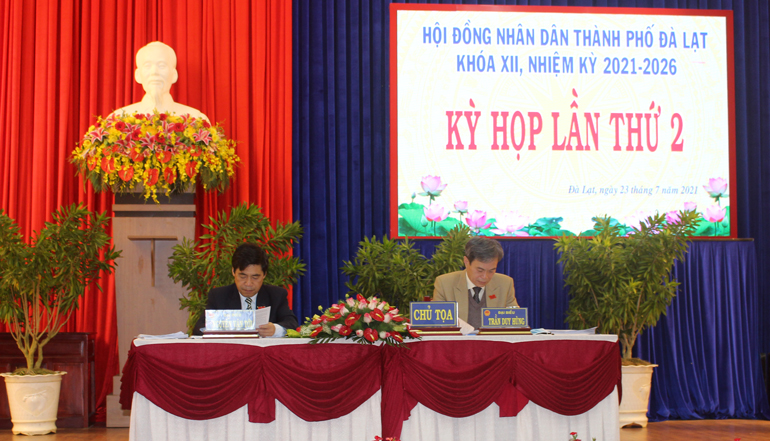 HĐND thành phố Đà Lạt khóa XII tổ chức kỳ họp thứ 2