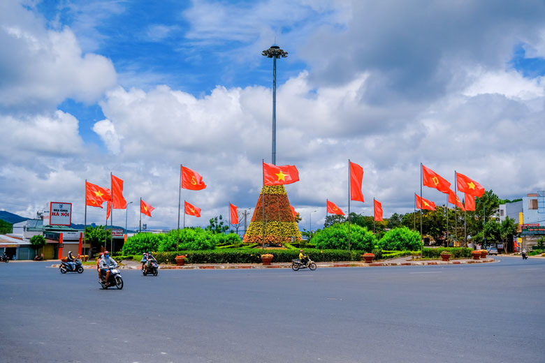 Đức Trọng: Phân luồng giao thông tạm thời khi đi qua xã Hiệp Thạnh trong thời gian giãn cách xã hội