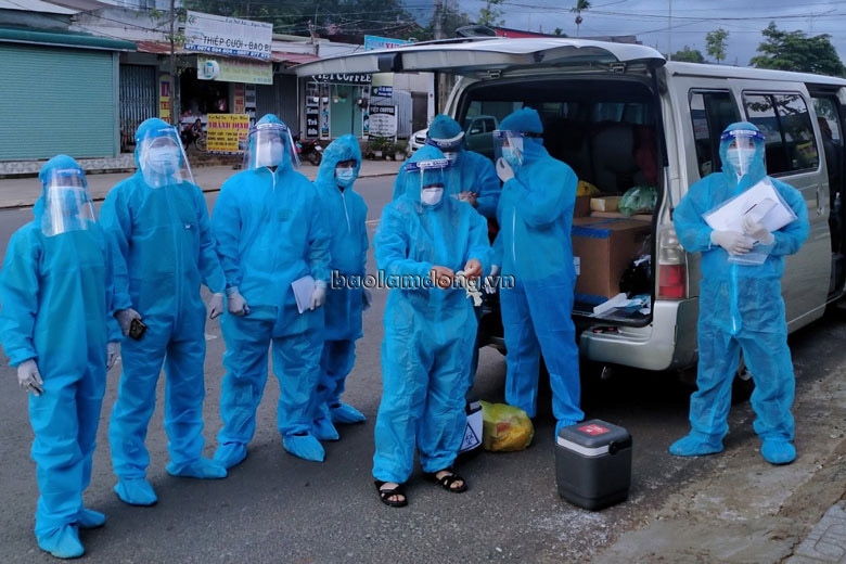 Lâm Đồng: Thêm 2 ca mắc Covid-19 có yếu tố dịch tễ tại Đức Trọng và Đơn Dương