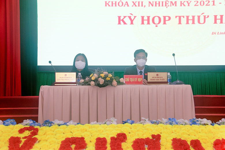 HĐND huyện Di Linh khóa XII họp kỳ thứ 2