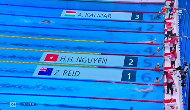 Ngày 30/7 kình ngư Nguyễn Huy Hoàng tranh tài ở đường đua 1.500m tự do