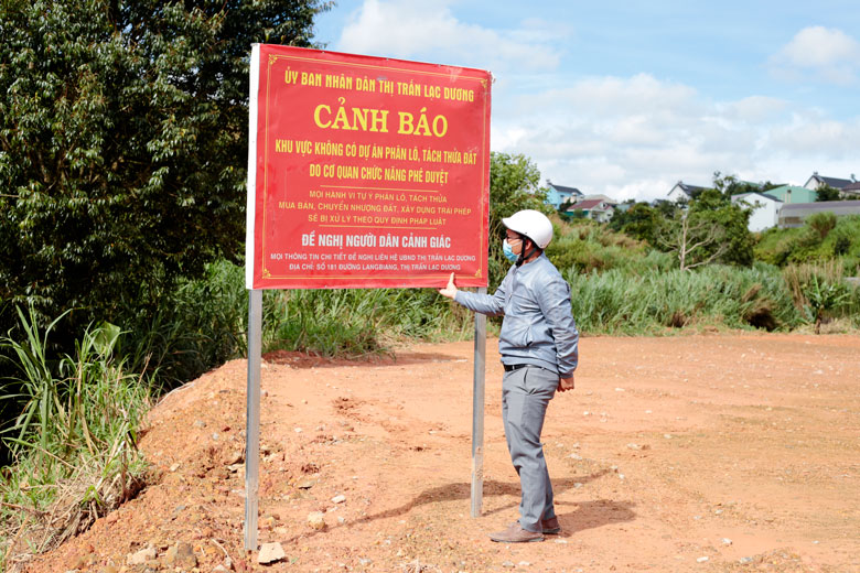 Cẩn trọng với tình trạng phân lô, bán nền ở thị trấn Lạc Dương