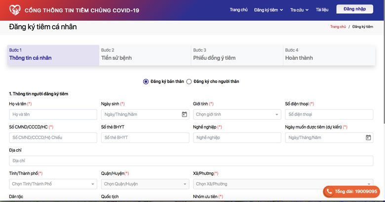 Hướng dẫn người dân đăng ký online tiêm vắc xin Covid-19