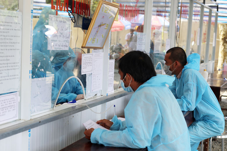 Công tác kiểm soát tại chốt Đạ Kho luôn được đảm bảo với những quy định nghiêm ngặt nhất