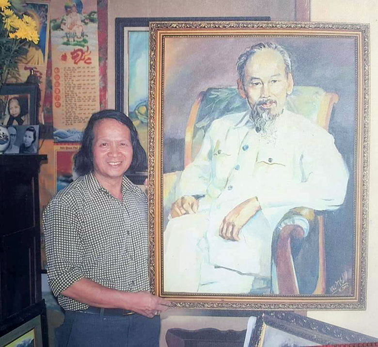 Bác Hồ trong tranh và nhạc của họa sĩ Vi Quốc Hiệp