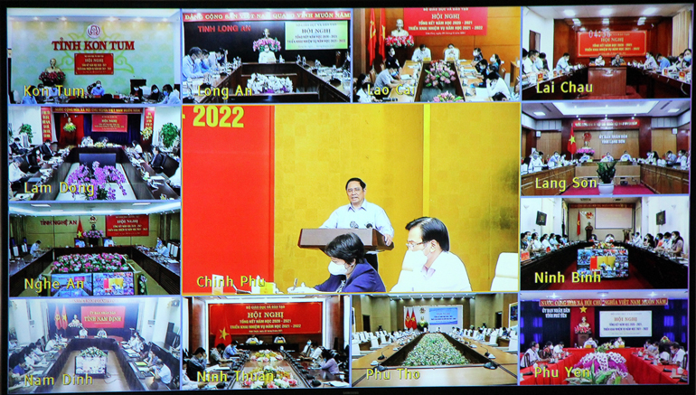Hội nghị toàn quốc tổng kết năm học 2020-2021, triển khai nhiệm vụ năm học 2021-2022