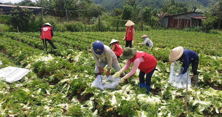 Trao quà cho Trung tâm bảo trợ xã hội Trọng Đức