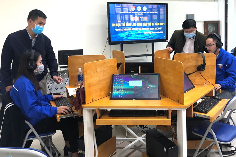 259 thí sinh tham gia Hội thi Tin học trẻ tỉnh Lâm Đồng năm 2021