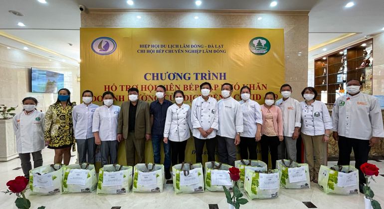 Hỗ trợ hội viên bếp gặp khó khăn do ảnh hưởng của dịch bệnh Covid-19