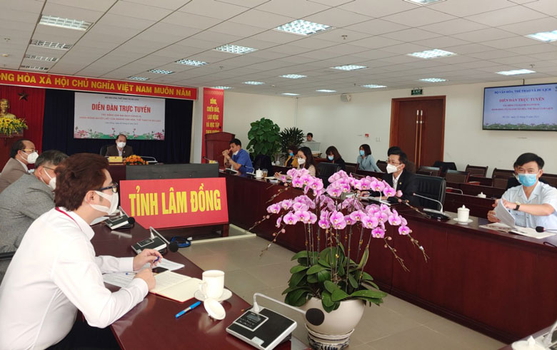 Diễn đàn trực tuyến: Tác động của đại dịch Covid-19, hành động quyết liệt của ngành văn hóa, thể thao, du lịch