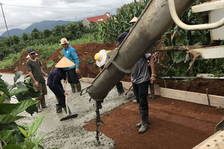 Tân Thượng nâng cao tiêu chí về giao thông nông thôn