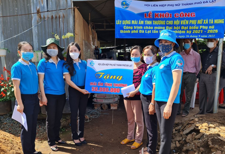 Đà Lạt: Xây dựng mái ấm tình thương cho phụ nữ nghèo