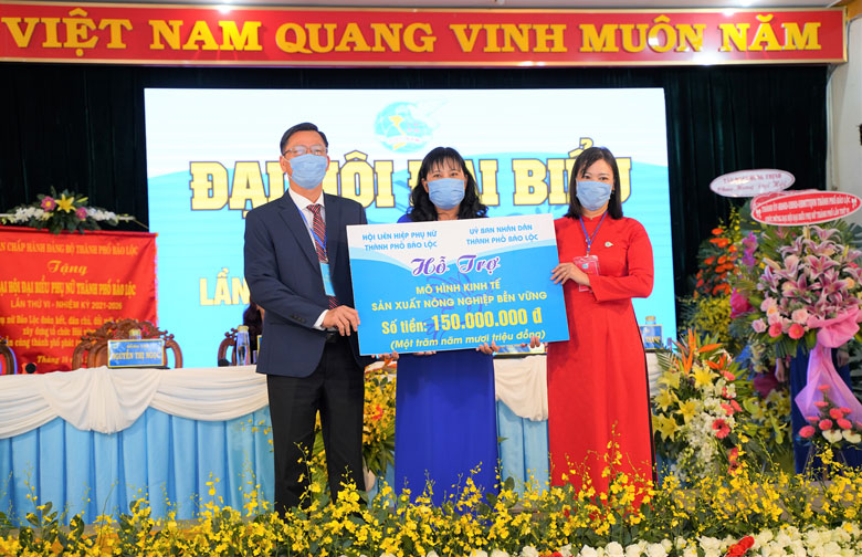 Đại hội đại biểu Phụ nữ TP Bảo Lộc lần thứ VI, nhiệm kỳ 2021 - 2026 thành công tốt đẹp