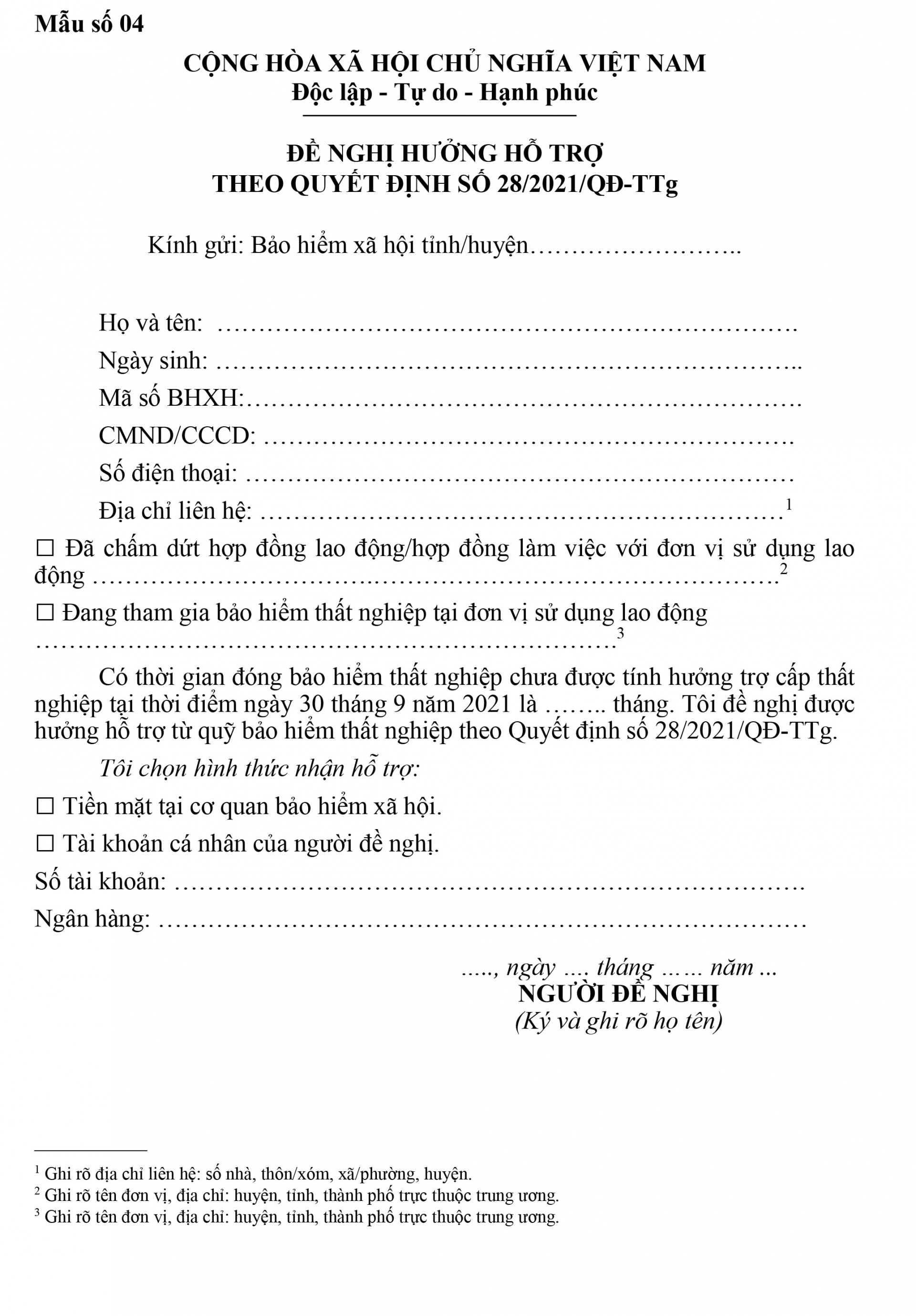 Về thực hiện chính sách hỗ trợ người lao động bị ảnh hưởng bởi đại dịch COVID-19 từ Quỹ bảo hiểm thất nghiệp