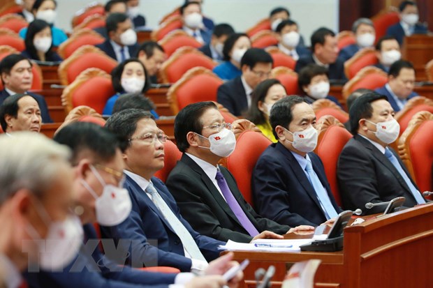 Các đại biểu dự phiên bế mạc hội nghị. (Ảnh: Phương Hoa/TTXVN)