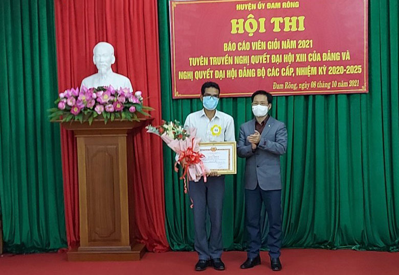 Hội thi Báo cáo viên giỏi huyện Đam Rông năm 2021