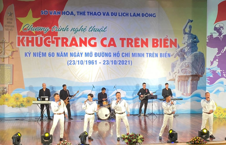 Một số tiết mục trong Chương trình nghệ thuật Khúc tráng ca trên biển