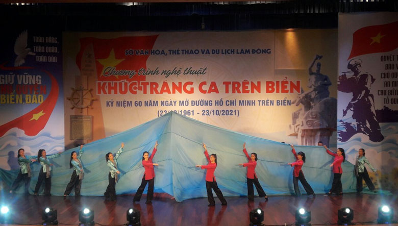 Một số tiết mục trong Chương trình nghệ thuật Khúc tráng ca trên biển