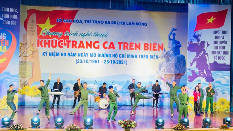 Một số tiết mục trong Chương trình nghệ thuật Khúc tráng ca trên biển