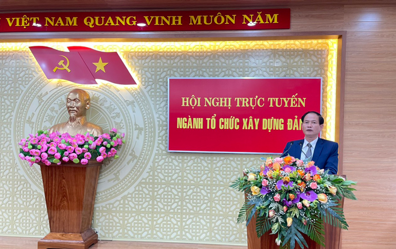 Đồng chí Nguyễn Trọng Ánh Đông – Ủy viên Ban Thường vụ, Trưởng Ban Tổ chức Tỉnh ủy chỉ đạo nhiệm vụ công tác xây dựng Đảng những tháng còn lại năm 2021
