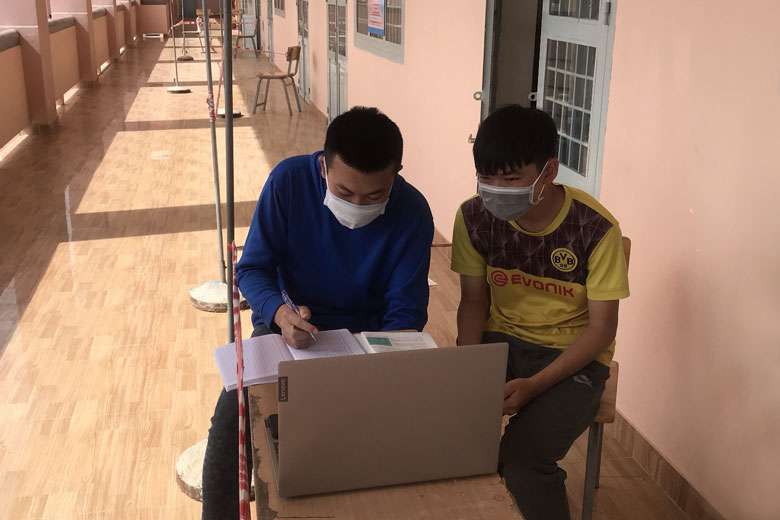 Lạc Dương: Đảm bảo việc học tập của học sinh trong khu cách ly