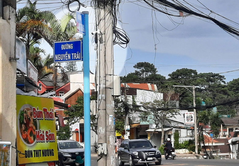 Đường Nguyễn Trãi đã được trả tên biển đường