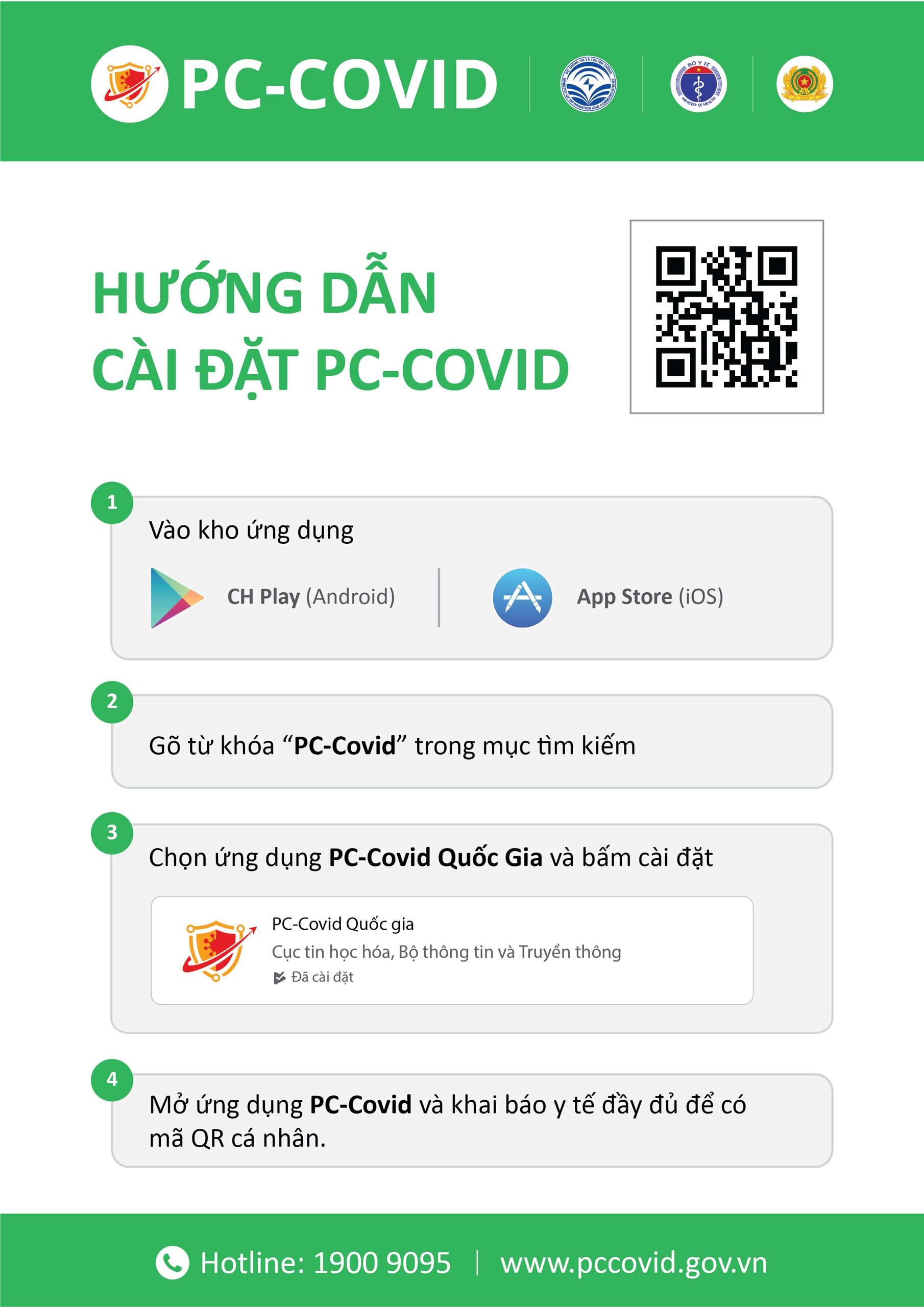 Hướng dẫn cài đặt và sử dụng PC-COVID