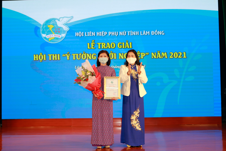 Trao giải Hội thi Ý tưởng khởi nghiệp năm 2021