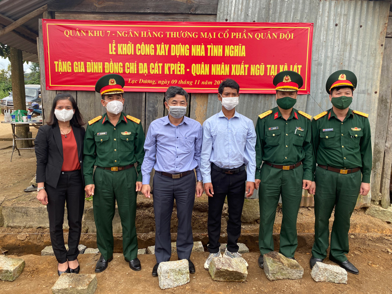 Lạc Dương: Khởi công xây dựng Nhà tình nghĩa cho quân nhân xuất ngũ