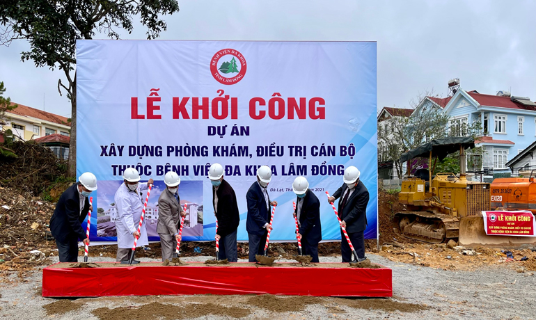 Khởi công xây dựng Phòng khám, điều trị bệnh cho cán bộ tỉnh