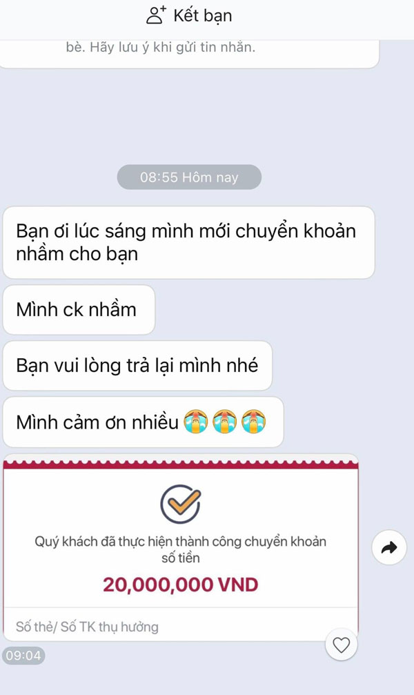 Công an Lạc Dương cảnh báo chiêu trò ''chuyển tiền nhầm'' vào tài khoản ngân hàng