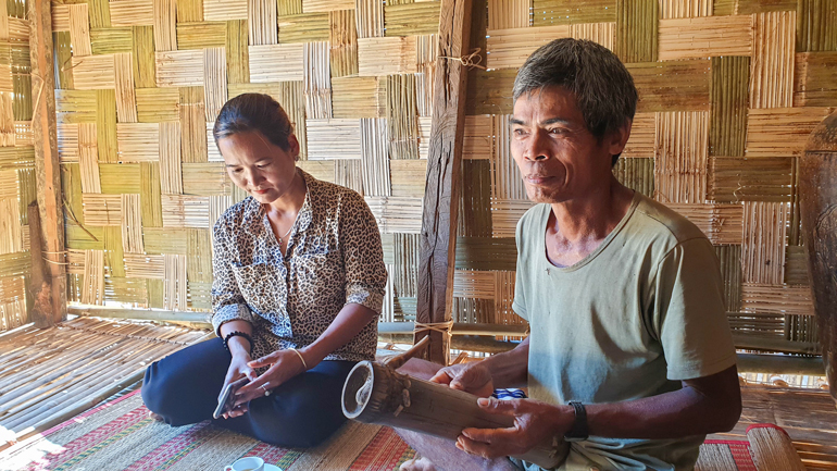 Già Điểu K’Bôi gãy đàn ống tre