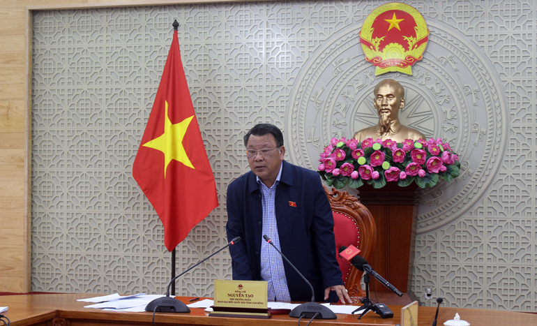Ông Nguyễn Tạo – Phó trưởng Đoàn ĐBQH kết luận tại buổi giám sát