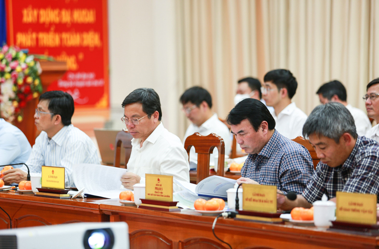Lãnh đạo tỉnh Lâm Đồng dự buổi làm việc