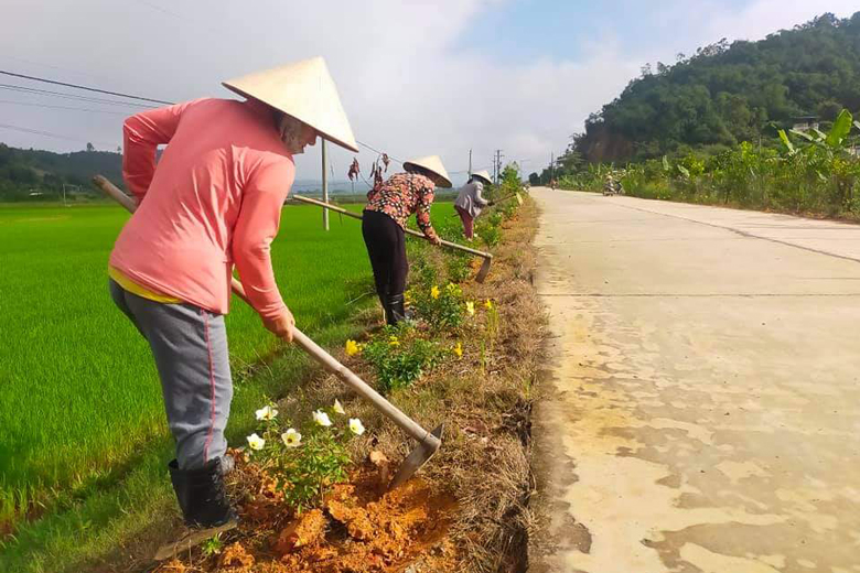 Đoàn kết chung tay tôn tạo cảnh quan, môi trường sống làm nên những vùng quê đáng sống