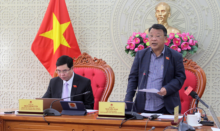 Thảo luận tổ về Chủ trương đầu tư Dự án xây dựng công trình đường bộ cao tốc Bắc - Nam phía Đông giai đoạn 2021-2025