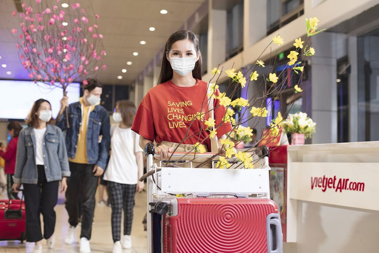 Vận chuyển mai, đào Tết Nguyên đán 2022 cùng Vietjet