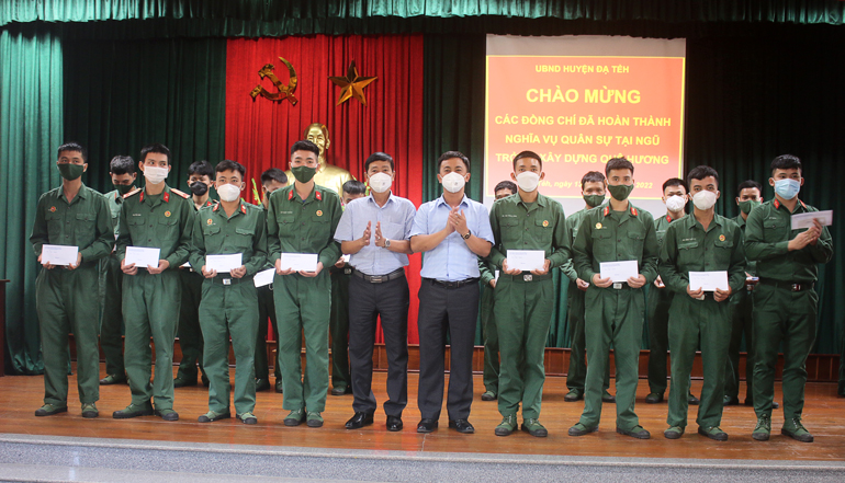 Đạ Tẻh: Gặp mặt 49 quân nhân xuất ngũ trở về địa phương