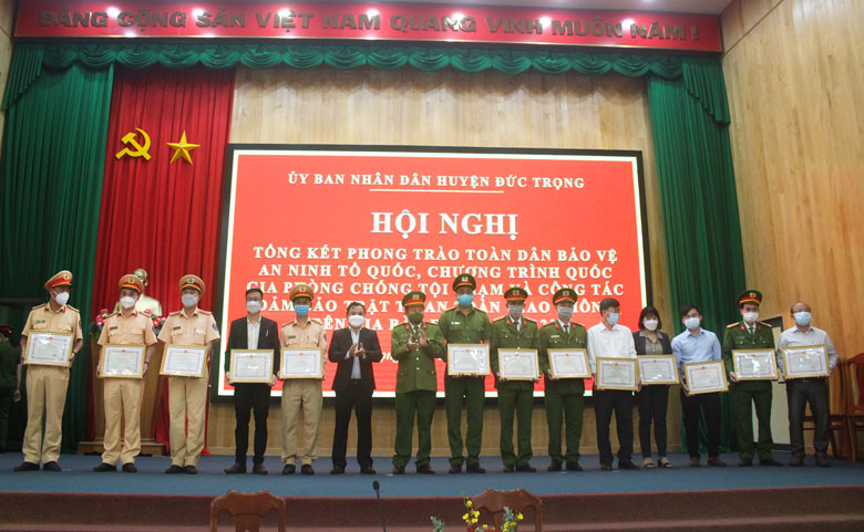 Đức Trọng tổng kết phong trào toàn dân bảo vệ an ninh Tổ quốc năm 2021
