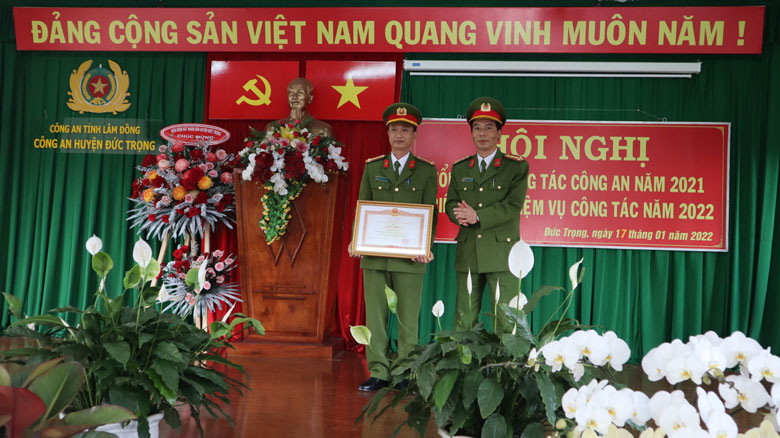Đức Trọng: Tỷ lệ điều tra, khám phá án đạt 94,3%