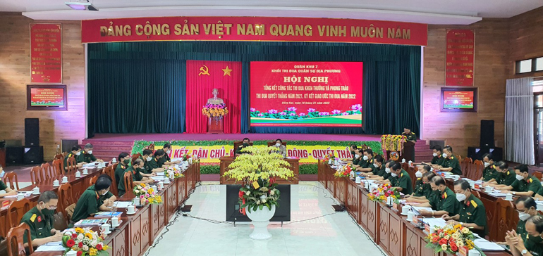 Bộ Tư lệnh Quân khu 7 tổng kết công tác thi đua khen thưởng và phong trào thi đua quyết thắng