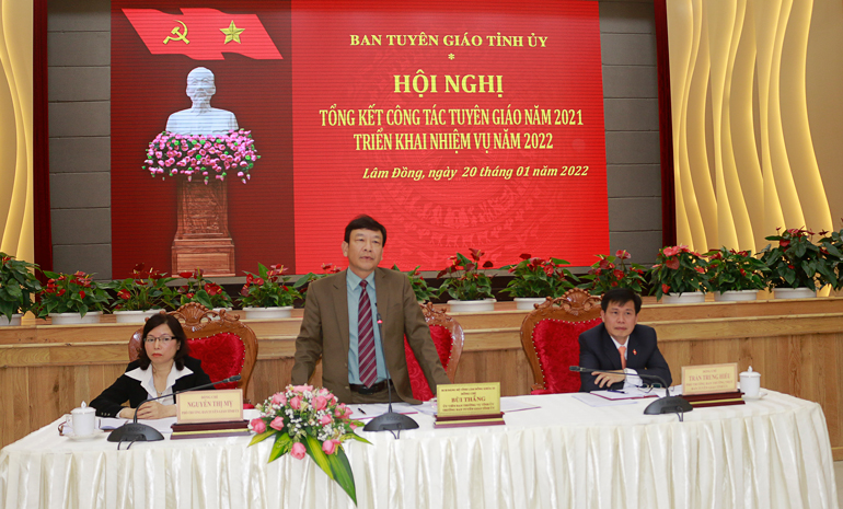 Triển khai toàn diện các lĩnh vực công tác, hoàn thành tốt nhiệm vụ công tác tuyên giáo năm 2021