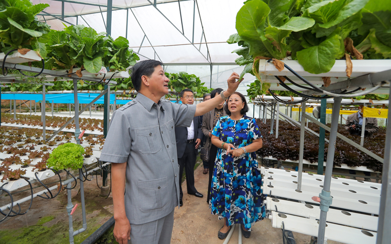 Bí thư Tỉnh ủy Lâm Đồng Trần Đức Quận thăm, chúc tết doanh nghiệp đầu xuân Nhâm Dần