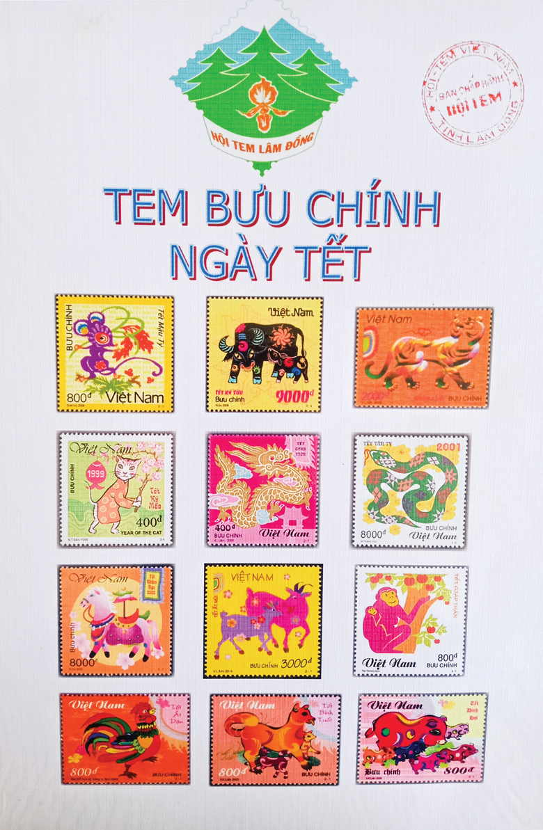 Bộ tem Bưu chính ngày Tết