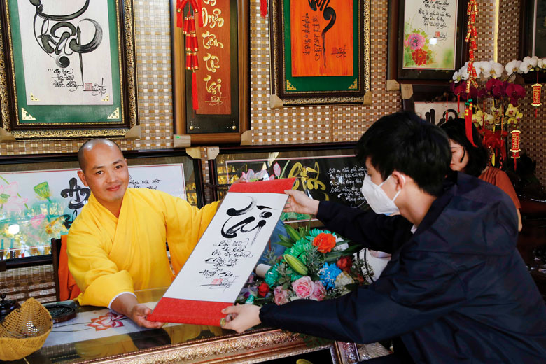 Xin chữ đầu năm là nét đẹp truyền thống của người dân Việt Nam