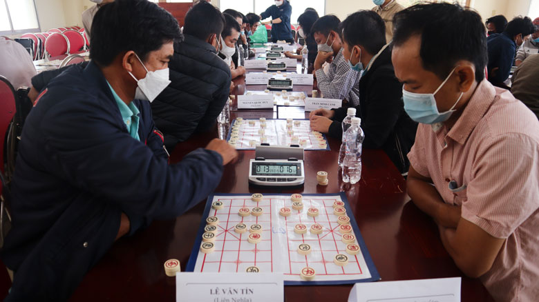 Đức Trọng tổ chức giải cờ tướng mừng Đảng mừng Xuân