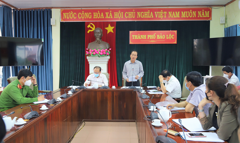 Bảo Lộc họp bàn tìm phương án khống chế, dập dịch