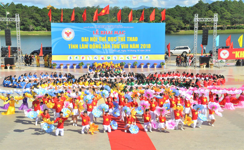 Nhiều môn thi đấu tại Đại hội TDTT cấp tỉnh được tổ chức ở các huyện, thành