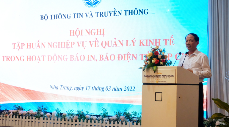 Bộ Thông tin và Truyền thông tập huấn nghiệp vụ về quản lý kinh tế trong hoạt động báo in, báo điện tử, tạp chí